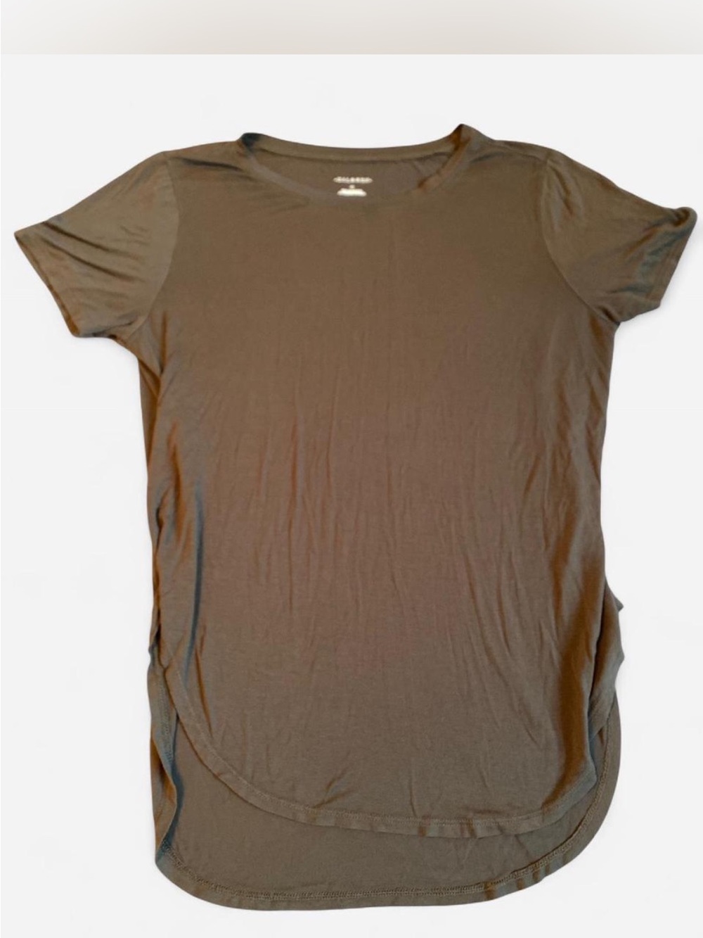 Halogen Olive Short-Sleeve Crewneck Tee